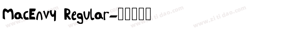 MacEnvy Regular字体转换